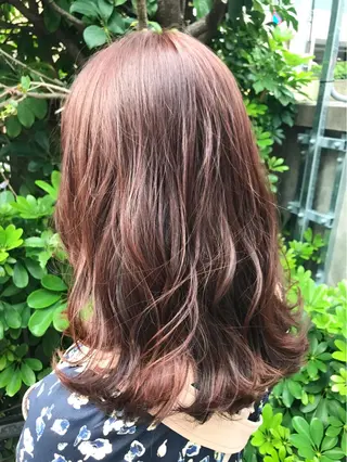 ミディアム カラー BEBE所属・ご新規様限定 透明感カラーKANAのヘアスタイル