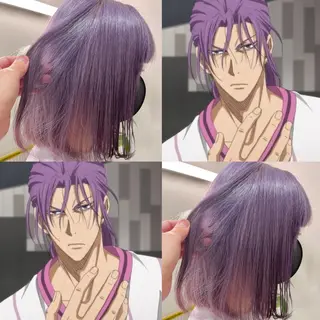 ミディアム カラー 髪質改善will hairdesignのヘアスタイル