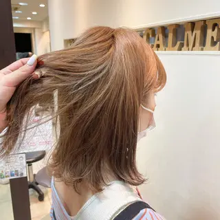 ミディアム 天王寺ハイトーン rinkaのヘアスタイル