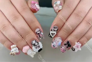 ネイル 神田 ココナッツのネイルデザイン