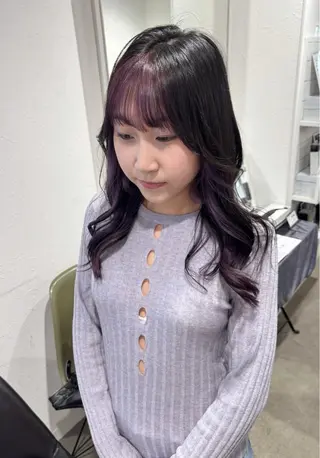 ロング カラー ハイトーン/レイヤー /艶カラー🎀のヘアスタイル