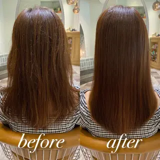 ロング カラー レイヤーカット/ 顔周り 五島巨幹のヘアスタイル