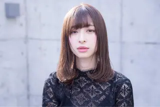 セミロング カラー 髪質改善/艶髪 🫧高橋湧也のヘアスタイル