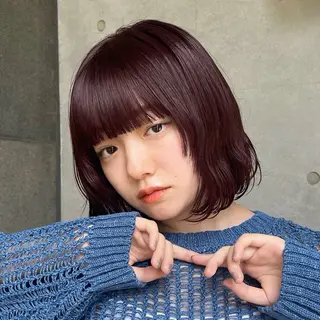 ショート カラー 松本優香/ボブ/ダ ブルカラー/髪質改善のヘアスタイル