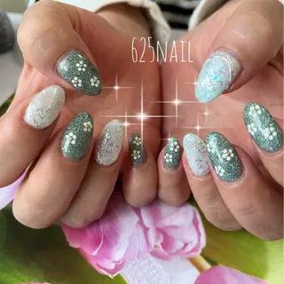 ネイル 625nail 無料P有/春日白水のネイルデザイン