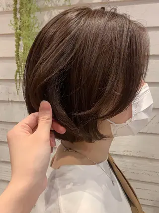 ショート カラー 🌱小顔ヘア/ボブ ミディアム/双葉🌱のヘアスタイル