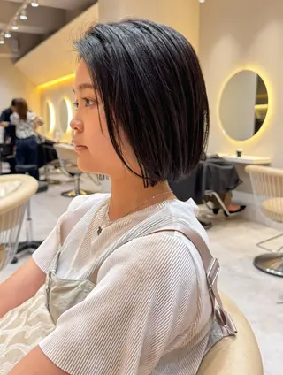 ミディアム 🩵縮毛矯正・ボブ 岩原朋也🩵のヘアスタイル