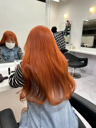 ロング カラー ヘアアレンジ 💗横浜美容室 💗HARUNAのヘアスタイル