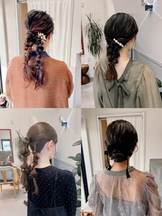 ヘアアレンジ 金沢市/美容師/ 岡島由希美のマツエク・マツパデザイン