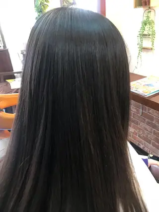 ロング パーマ 桧山 真のヘアスタイル