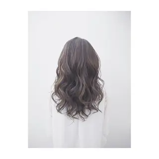 ロング カラー 永岡 鉄平のヘアスタイル