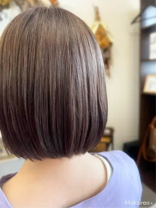 ミディアム カラー hair works raptureのヘアスタイル