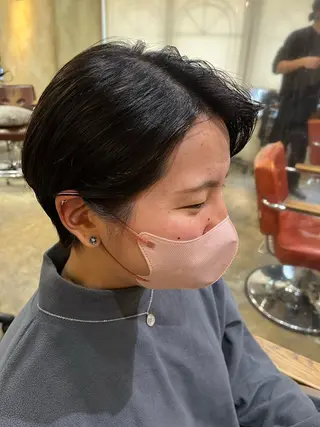 ショート ハイトーンカラー🩵 耳ツボジュエリー👂のその他イメージ