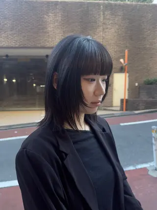 ミディアム パーマ/ボブ /レイヤー チヒロのヘアスタイル