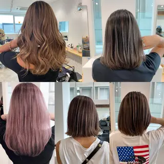 ミディアム JILBLAN京都 ショート/ハイライトのヘアスタイル