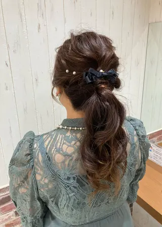 ロング 上野湧太 髪質改善/艶カラーのヘアスタイル