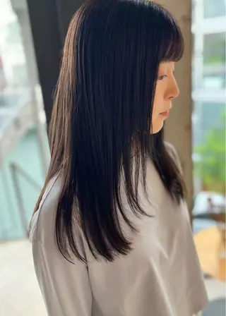 セミロング davin中目黒 KATOのヘアスタイル
