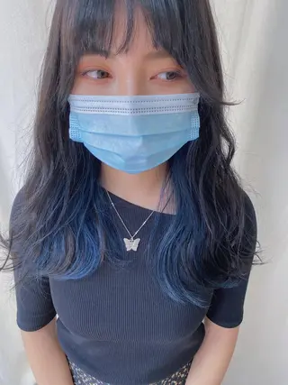 ミディアム カラー キタダ ヒロキのヘアスタイル