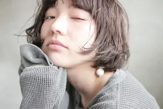 ショート カラー パーマ 下北沢 soiのヘアスタイル