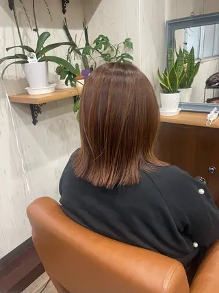 ミディアム CHAINON所属・miku /chainon蘇我のヘアスタイル