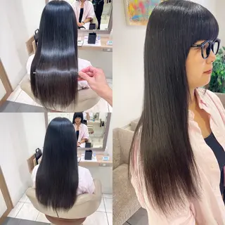 ロング Ash国立店 池田勇一”のヘアスタイル