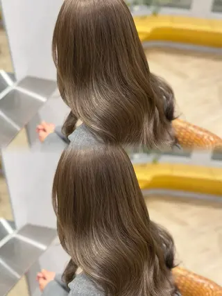 ロング カラー 大久保 凜香のヘアスタイル