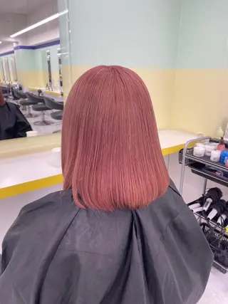 カラー トレンド韓国暖色 ♡momo♡のヘアスタイル
