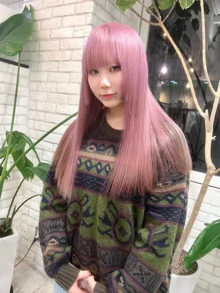 ロング カラー ヘアアレンジ ブリーチなし/ レイヤー🌿runaのヘアスタイル