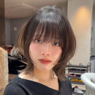 ミディアム カラー ウメダナオヤ/ くびれヘア✨のヘアスタイル