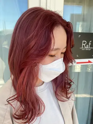 ロング カラー 🫧赤み消しカラー nanami🫧のヘアスタイル