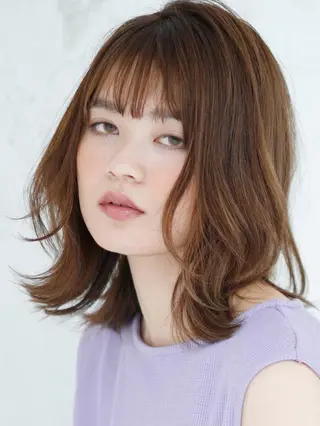 ミディアム カラー カットが得意✨ 川元裕範（ヒロノリ）のヘアスタイル