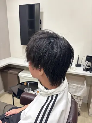 ミディアム メンズ 天野 妃菜のヘアスタイル