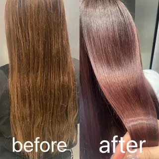 ロング カラー HARUKIMINATO横浜所属・デザインカラー モデル募集🌈のヘアスタイル