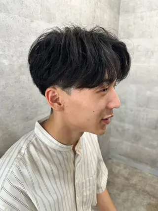 パーマ メンズ Bleachi 大宮West所属・鈴木拓也 メンズカットのヘアスタイル