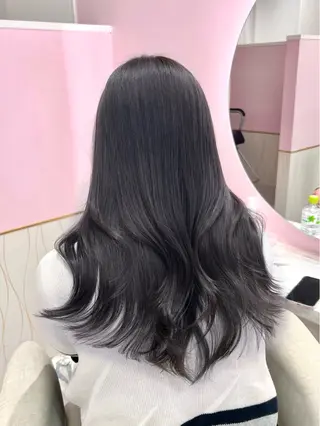 ロング 韓国/縮毛矯正/ カンタのヘアスタイル