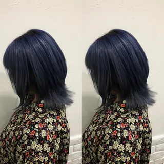 ロング カラー パーマ ヘアアレンジ メンズ キッズ ネイル マツエク・マツパ 💟Chloe原宿店 🩶ハイトーンのヘアスタイル