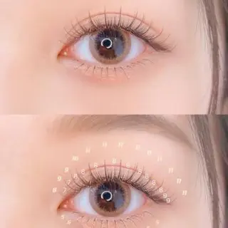 マツエク・マツパ eyelist MIKAのマツエク・マツパデザイン