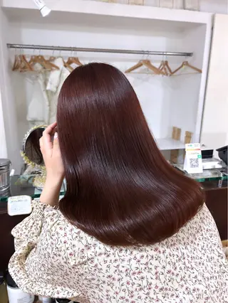 カラー 🎀艶カラー/ヘアメ しおり🎀のヘアスタイル