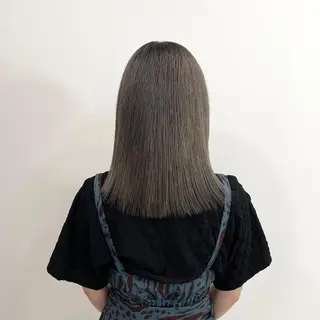 ミディアム カラー 関野 大悟のヘアスタイル