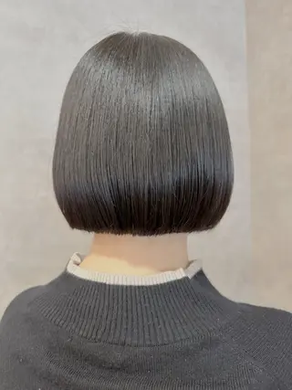 ショート 髪質改善デザインカラ ー/ヒロイケカズマサのヘアスタイル