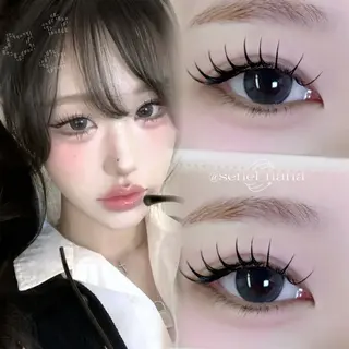 マツエク・マツパ milimili所属・𝐍𝐀𝐍𝐀 ⟡.·のマツエク・マツパデザイン