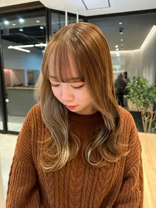 セミロング raka 🫧のヘアスタイル