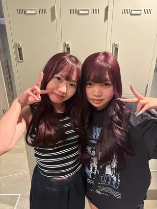 カラー 透明感ベージュ🤎 ナチュラルレイヤーのヘアスタイル