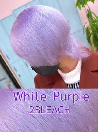 セミロング カラー ブリーチ人気No.1 MANATO🎨🌈のヘアスタイル