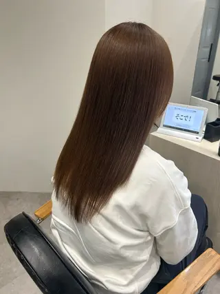 セミロング カラー ヘアアレンジ ボブ /ニュアンス/ satomi🧸💖のヘアスタイル