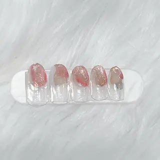 ネイル 💙🤍Tiary M🤍💙のネイルデザイン