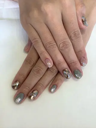 ネイル 💎🐰 saki. m 🐰💎のネイルデザイン