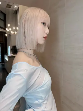 ショート ナナ♡レイヤーカット ♡似合わせカラーのヘアスタイル
