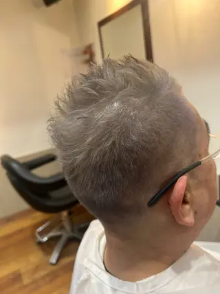 ショート カラー メンズ molla所属・浅香山✨美髪✨ やまもとあきこのヘアスタイル