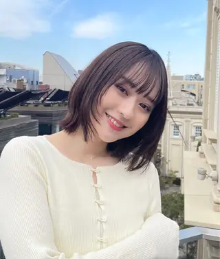 ミディアム 🇰🇷くびれボブ/ 韓国ボブ🇰🇷愛誠のヘアスタイル